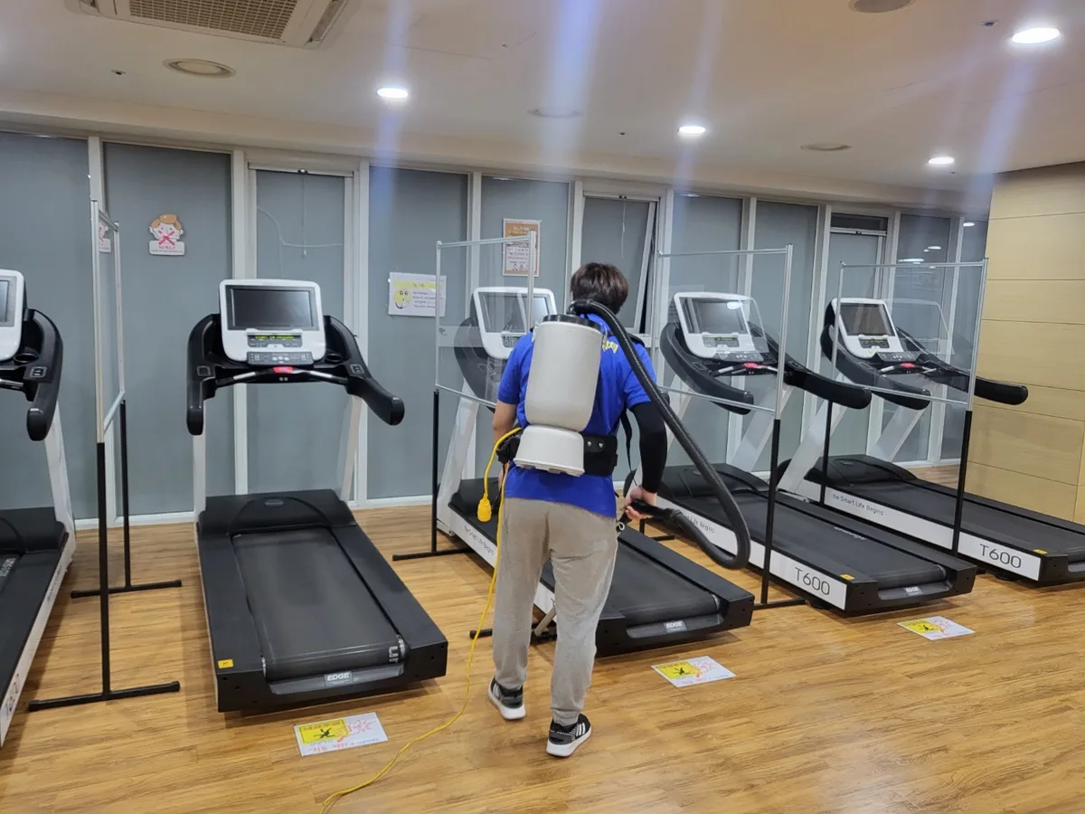 고성군 영현면 헬스장 탕비실 직원 휴게공간 위생청소 사례 - 행진크린